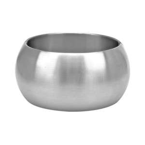 Wide Steel Brushed Bangle - BR3227